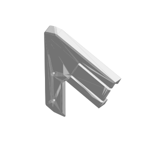 Funnel bracket (left)